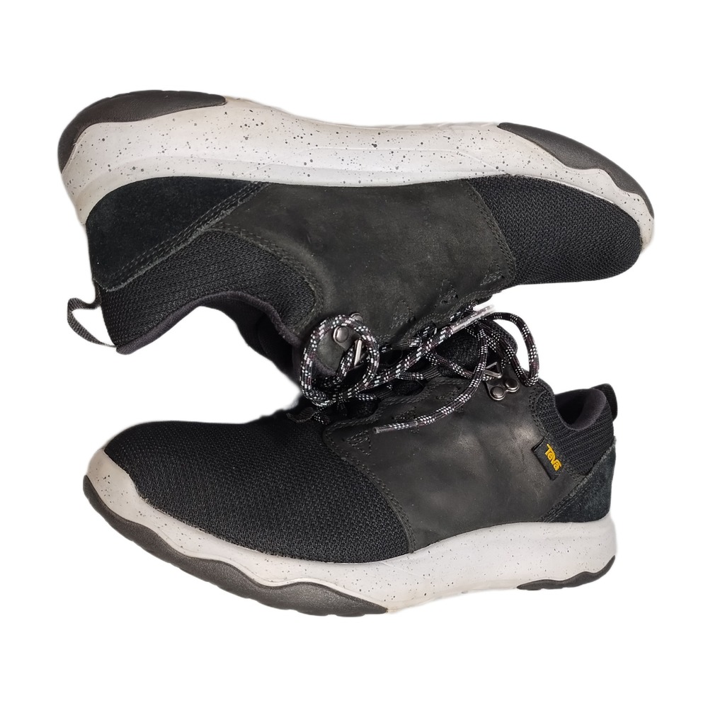 Teva Arrowood Hiking Shoes Womens Size 10 Black Athletic Low Top Lace Up 1012450